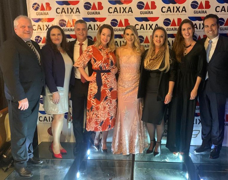 Delegação de Cascavel prestigia posse da diretoria da OAB Guaíra 